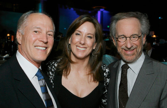 Frank Marshall, Kathleen Kennedy e Steven Spielberg