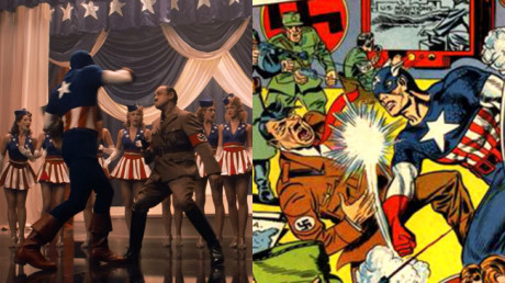 Captain America - Il Primo Vendicatore - Cap picchia Hitler